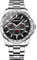 JewelryWe Uhren Herren Analog Quarz Armbanduhr Luxus Mode 30m Wasserdicht Edelstahl Armband Geschäfts Beiläufige Uhr mit Leuchtend Zeiger und Uhrenwerkzeug Schwarz