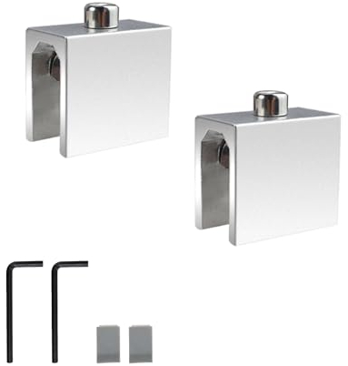 Serrature in Alluminio per Finestre Scorrevoli, TIANLIN 2 Pezzi Serratura Della Finestra in Lega di Alluminio, Regolabile, Serrature per Finestre Scorrevoli, Adatto Solo per Binario Tipo 90