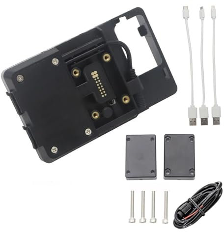 MRNQCB Für B&MW R1250GS ADV Drahtlose Lade Handy-Navigation Halterung Für R 1250 GS R1250 GS Motorrad Drahtlose Lade R1200GS ADV Navigationshalterung Telefonhalter(Only USB Charger)