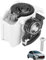 GVSS 1 Pièce Serrure Central Hayon de Coffre pour Renault 7700435694 8200060917,Compatible avec Renault,Tailgate Central Lock pour Twingo,pour Clio 2,pour Megane,7700427088 8200060918 8200102583