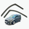 AirFlux Set mit 2 Windabweisern, kompatibel mit Ford Transit Connect MK2 2014-2023, In-Kanal, Dunkles Rauchgetönt, Selbstklebend
