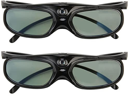 AKLOSIPY D Link 3D -Brille Wiederaufladbar 44 Hz mit Links/rechts Augenrotation für Seaml Projector Experience