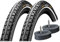 2 Stück Reifen 28 Ride Tour schwarz Reflex 37-622 28 x 1 3/8 x 1 5/8 + DV Schläuche