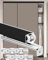 Kit Porte Coulissante Kit de Porte Coulissante Noir de 2 M, 2,3 M, 2,4 M, 2,7 M, 3 M et 3,7 M. Rail de Porte Coulissante avec roulettes pour Placard, Rail de Porte Coulissante(9ft/2.7m)