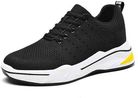 Elevate Zapatos para hombre de 10 cm, nuevos 2025, zapatillas de malla cómodas, zapatillas de deporte invisibles, con elevación de plataforma, ultraligeras, suaves, para correr, para el aire libre