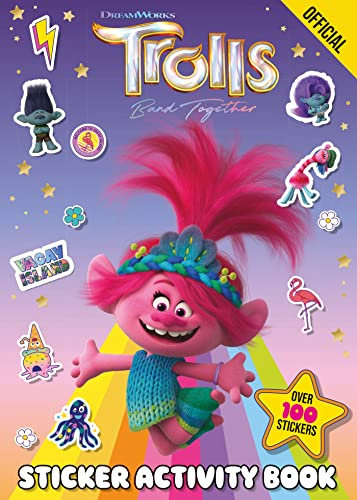 Official Trolls Band Together Sticker Activity Book: Over 100 Stickers (Trolls 3)