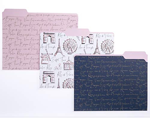 Traditionelles Pariser Aktenordner-Set