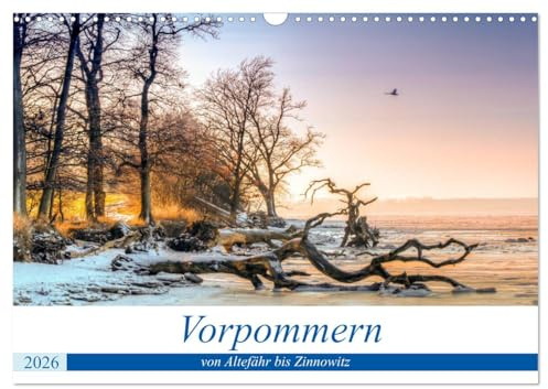 Vorpommern - von Altefähr bis Zinnowitz (Wandkalender 2026 DIN A3 quer), CALVENDO Monatskalender: Ein Kalender mit beeindruckenden Fotos aus Vorpommern. (CALVENDO Natur)