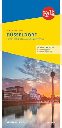 Falk Stadtplan Extra Düsseldorf 1:20.000: mit Ortsteilen von Erkrath, Hilden, Meerbusch, Neuss, Ratingen
