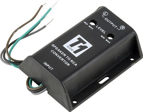 T1 Audio T1-610 - Speaker to RCA Converter/High to low Line Level Converter