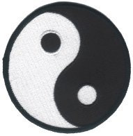 Sportland Aufnäher/Patch/Stickabzeichen Ying Yang