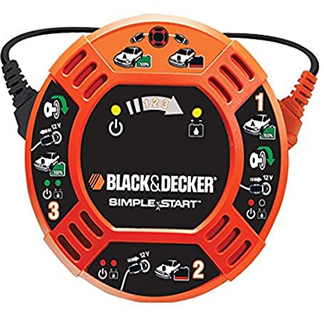 BLACK+DECKER BDBBC2C-XJ Avviatore di Emergenza, Alimentazione Mediante Presa Accendisigari