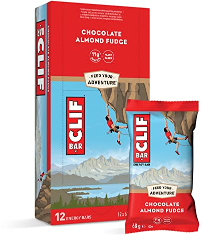 CLIF Bar Energieriegel, Chocolate Almond Fudge, 12er Pack (12x68g)