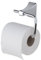 Haceka 1143616 Toilettenpapierhalter, ohne Klappe, im Art-déco-Stil, Edelstahl