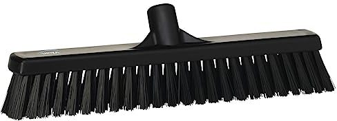 VikanBroom, 410 mm, Soft/hard, Black