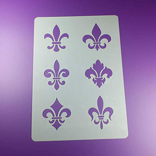 Schablone Fleur de Lis Französische Lilie - BO32