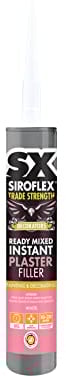 SX White Instant Plaster Filler - Ultra-Light Ready Mixed Filler for Cracks & Holes in Walls & Ceilings - Quick Drying, Non-Shrinking, Sandable, Paintable in 10-20 Minutes