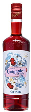 GIFFARD - Guignolet d'Angers - Liqueur de Cerise - Recette Française - Frais et Doux - 1 Litre