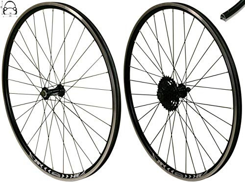 Redondo 28 Zoll Laufrad Set VR + HR Felge Schwarz + 9 Fach Kassette