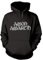 Amon Amarth 'Grey Skull' (Black) Pull Over Hoodie (Large)