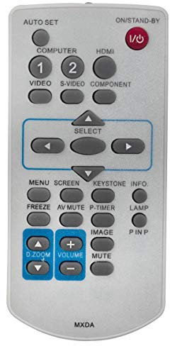 MXDA Replaced Remote fit for Panasonic Projector PT-VX400U PT-VW330E PT-VX400E PT-VW330U