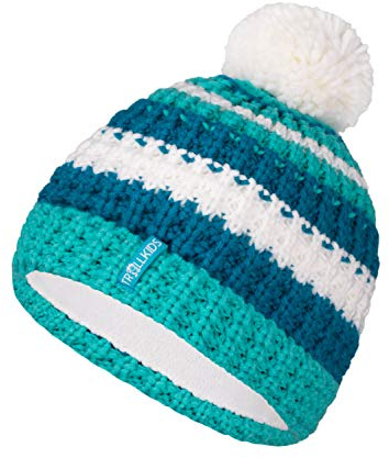 Trollkids Girls Hallingdal Bobble Cap 54, Petrol