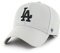 '47 MLB Los Angeles Dodgers MVP Unisex-Baseballkappe, Verstellbar, Hochwertiges Design und Verarbeitung, Black Logo, Light Grey