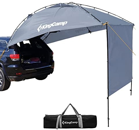 KingCamp Heckzelt Compass Plus Windschutz VW Bus Vor Zelt SUV Van Pavillon Tarp