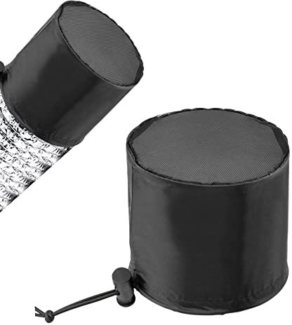 10x7,8 cm Filtro di Copertura per Sfiato per Tenda da Coltivazione, 2 Pezzi Rete Filtrante per Condotti, Schermo a Rete per Ventola di Scarico, Crescita Delle Piante, Ventilazione Della Tenda