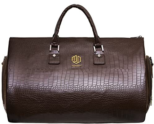 Modoker Kleidersack aus Leder, weinrot, Einheitsgröße, Umwandelbarer Kleidersack