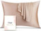 VIBRIYL Seiden-Kissenbezug – Premium-Qualität, doppelseitiger Kissenbezug aus verdecktem Reißverschluss, hypoallergen für Haar- und Hautpflege, Standardgröße 40cm X 80cm (Champagner)
