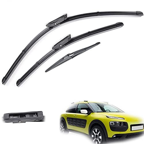 MSRAO Tergicristalli per Citroen C4 per Cactus 2014 2015 2016 2017 2018 2019 2020 Finestrini di Automobile Anteriore Parabrezza Parabrezza Spazzole Tergicristallo Set Kit 2618 10