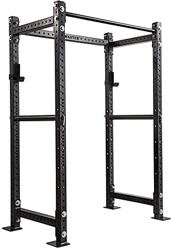 GYM MASTER GM3 Weight Lifting Power Rack Squat Cage - Customisable height and depth
