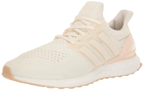 Adidas Womens Ultraboost 1.0 DnaSneaker, Off White/Off White/Wonder Quartz, 12