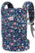 Bebamour Puppentrage für Mädchen, 3 in 1 weiches Tragetuch für Kinder, 100% Baumwolle Puppenzubehör(Blue Flower)