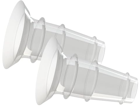 ARDO 2 x 18mm Breast Shells Flange Inserts for Breastfeeding. Clear Breast Shields for Extra Comfort While Pumping & Expressing Milk. Use with Ardo Alyssa, Calypso & Amaryll Breast Pump.