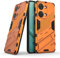 UPLAI Cover per OnePlus Nord 3 5G, Ultra Sottile Antiurto Premio PC Custodia con Nascosto Kickstand, Morbido TPU Bumper Durevole Armatura Caso.Arancia