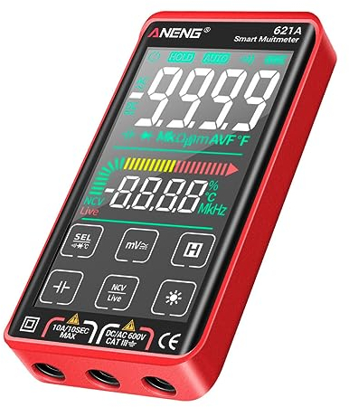 DOITOOL Touchscreen-multimeter Lcd-display Mit Digitalmultimeter Digital-multimeter Multimeter Digital Touchscreen-digitalmultimeter Dual-mode-digitalmultimeter Anzahl Gummi
