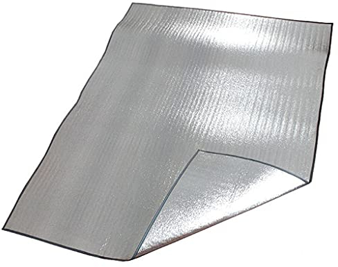 200 x 200 cm, wasserdichte Aluminiumfolie, Campingmatte, faltbar, faltbar, zum Schlafen, Picknick, Strand, Matratze, Outdoor-Matte (einfarbig, 150 x 200 cm)