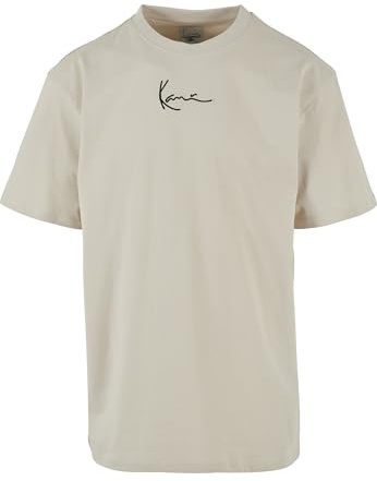 Karl Kani Herren KM-TE011-023-18 KK Small Signature Essential Tee Light Sand Grey, XXL