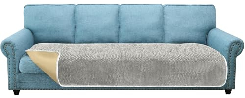 Granbest 2024 Extra große Sofasitzbezüge, 4-Sitzer, übergroße, dicke Sofa-Schonbezüge von Haustieren, universell für alle Jahreszeiten (4-Sitzer, Hellgrau)