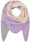stylx Damen Schal XXL Dreieck Schal flauschig schal-tuch damen dicker dreieckstuch groß Wolle 3 FARBIG Farben kuschelig (beige/lila)