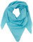 fashionchimp BASIC-Baumwolltuch in Uni-Farben, Unisex-Halstuch aus 100% Baumwolle, quadratisch, Damen und Herren (Softtürkis)