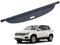 Auto Einziehbarer Laderaumabdeckung Kofferraum für V.W Tiguan 5N 2009-2016, Schwarz Schutz Der Privatsphäre Abdeckung Hutablage Cargo Cover, Ausziehbar Kofferraumabdeckung Rollo