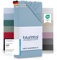 Blumtal® Baumwolle Spannbettlaken 120x200cm Basics Jersey - Bettlaken 120x200cm - Oeko-TEX zertifiziertes Spannbetttuch 120x200cm - Matratzenbezug 120x200cm - Bettbezug - Leintuch - Dusk Blue