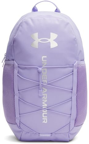 Under Armour Unisex Hustle Sport 6.0 Backpack, (538) Transparent / / Metallic Silver, One size, Hustle Sport 6.0 Backpack