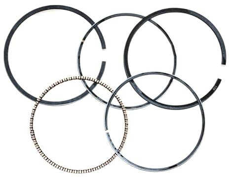 REUISAX Juego de Anillos de pistón de 65mm Compatible con Ki FJ180V FJ180 FC180 Motor L Bloque de Cilindro de cortacésped Anillo de Aceite reemplazo de Anillos de compresión(5 Sets)