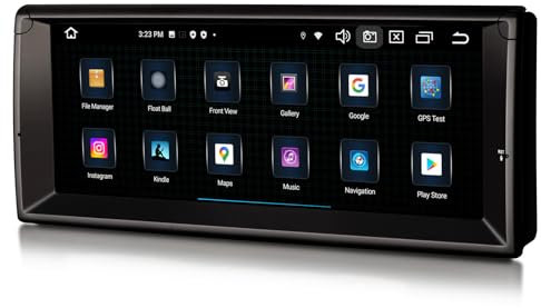 10,25 8 Núcleos Android 14 Dab+ Radio Coche Estéreo GPS para BMW 5er E39 M5 4GB+64GB Navegador Soporte Inalámbrico CarPlay Android Auto DSP WiFi 4G LTE USB Bluetooth 5.0 CANbus FM IPS Pantalla táctil
