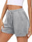 Litherday Pantalones Cortos Deportivos para Mujer Verano Cintura Alta Color Sólido Pantalón Yoga Fitness Casuales Fitness Jogging Pantalones Cortos de Algodón Cómodos con Bolsillos