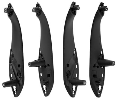 YBFYTUSE Innen Türgriff 1/4-teiliges Autozubehör Für F30 F35 3er-Reihe 2012-2019 Schwarzer Türinnengriff Verkleidungsverkleidung Innen Innen Griffverkleidung(Black 4PCS)